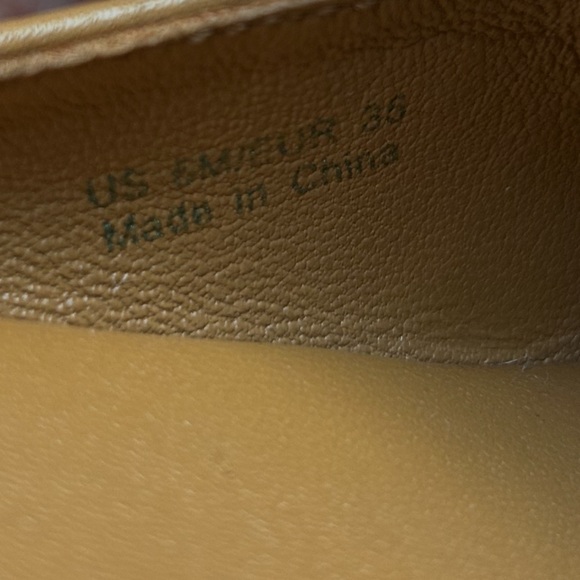 Vince Tan Leather Slide Loafers, Square Toe, minimalist, chic Women’s Size 5 - Picture 6 of 11